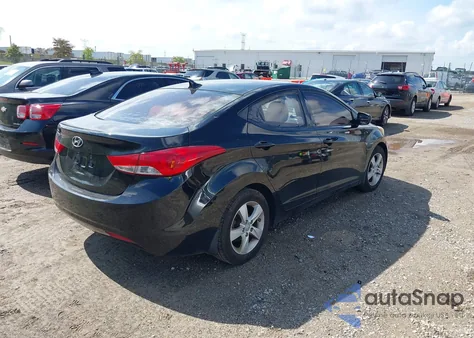 2013 Hyundai Elantra Gls from USA, damaged, VIN 5NPDH4AE0DH413573
